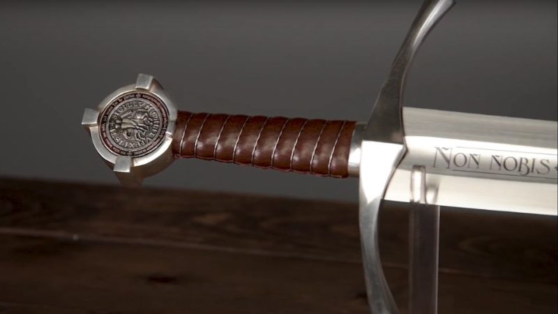 La spada dei Cavalieri Templari (versione affilata)