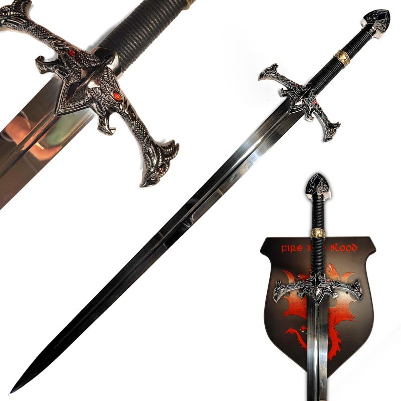 Spada ispirata alla Blackfyre di Game of Thrones