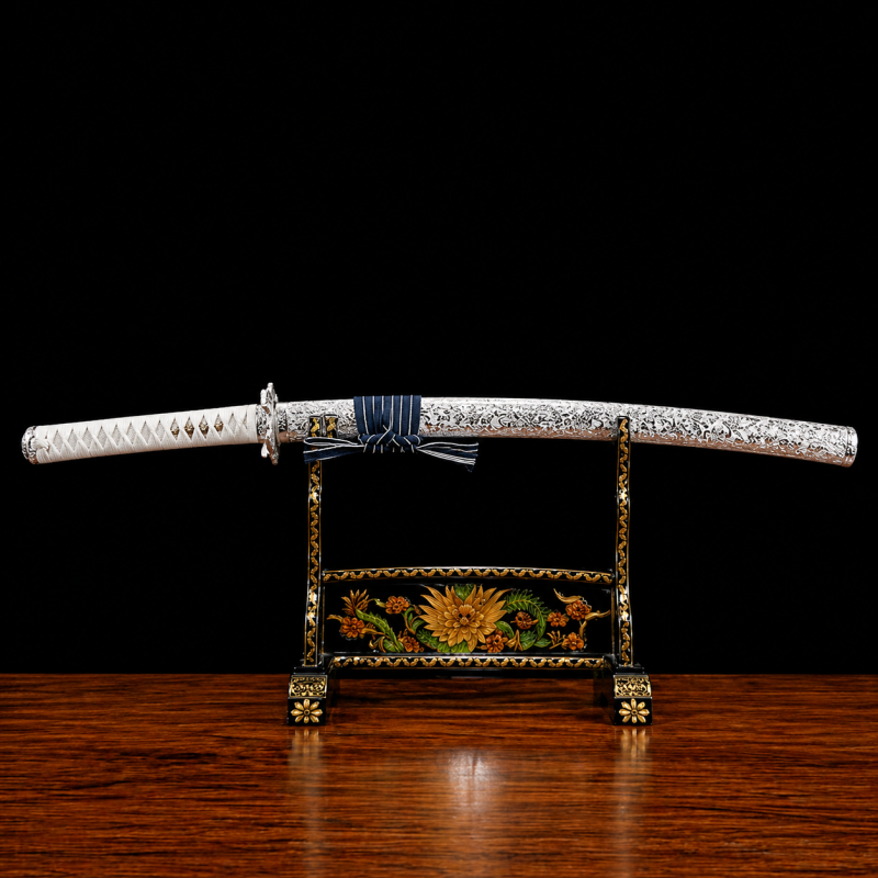 Katana Ala dell’Angelo Acciaio T10 (Versione Affilata)
