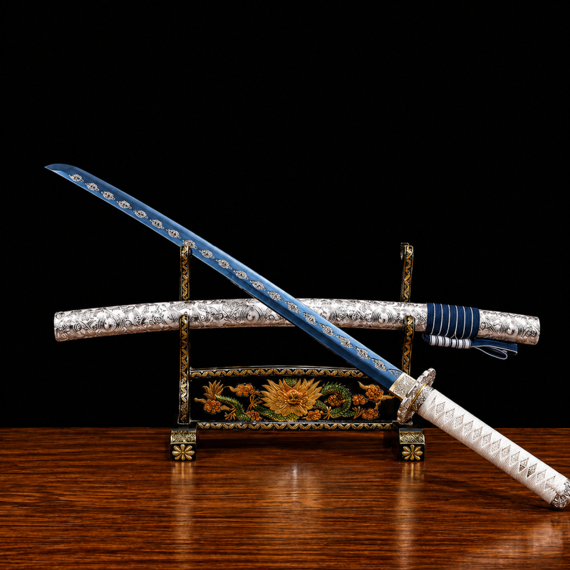 Katana Ala dell’Angelo Acciaio T10 (Versione Affilata)