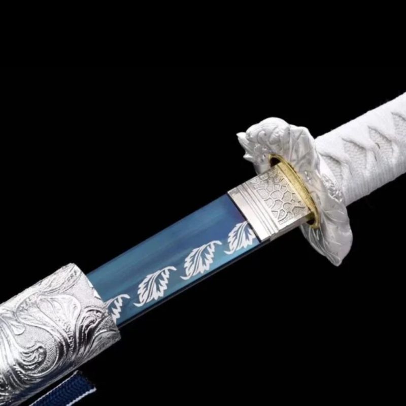 Katana Ala dell’Angelo Acciaio T10 (Versione Affilata)