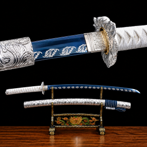 Katana Ala dell’Angelo Acciaio T10 (Versione Affilata)