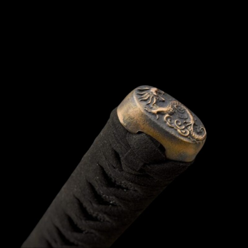 Katana Owase Acciaio al Manganese Viola (Versione Affilata)