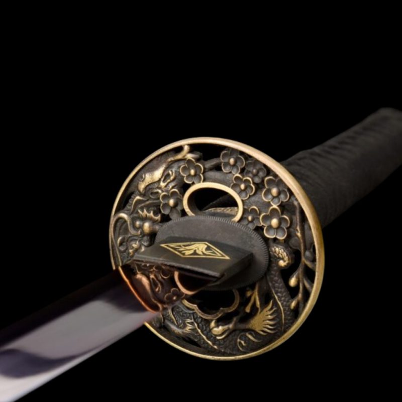 Katana Owase Acciaio al Manganese Viola (Versione Affilata)