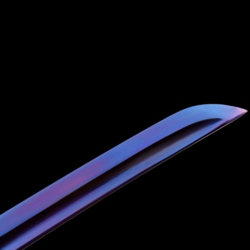 Katana Owase Acciaio al Manganese Viola (Versione Affilata)