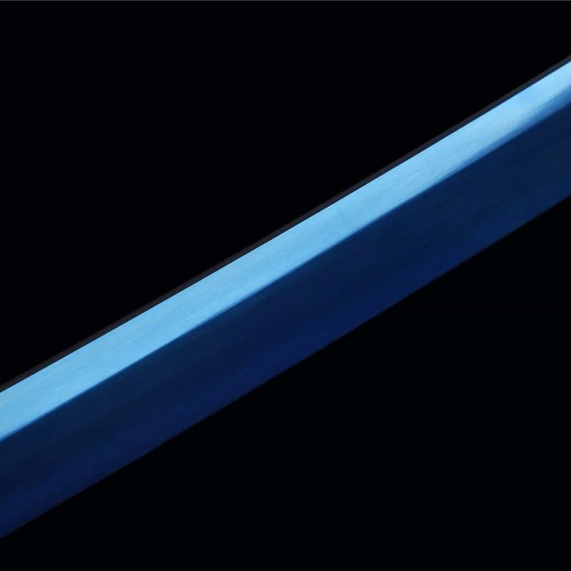 Katana del Re Drago Blu Acciaio T10 (Versione Affilata)