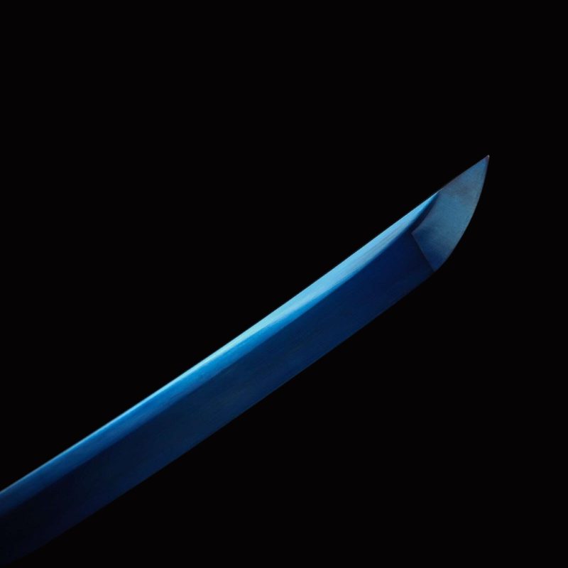 Katana del Re Drago Blu Acciaio T10 (Versione Affilata)
