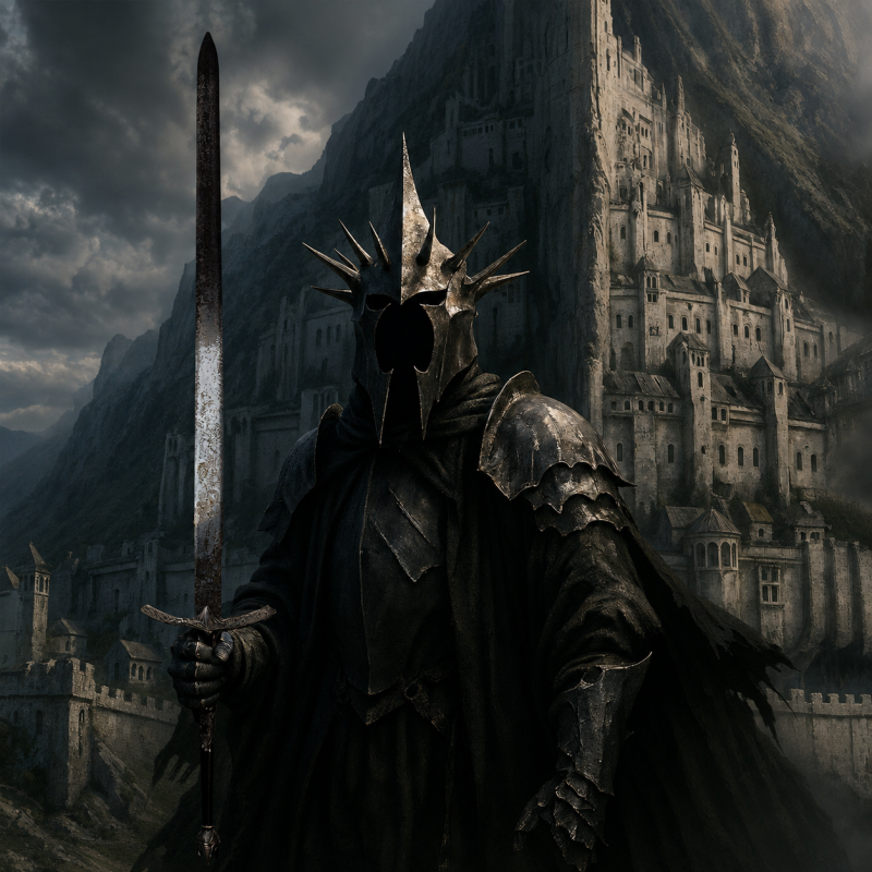 Spada ispirata al Re Stregone di Angmar — vista 2