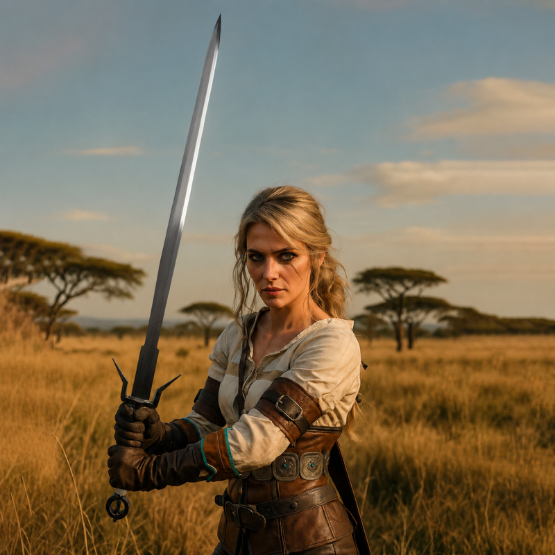 Spada ispirata a Zireael, lama di Ciri — vista 4