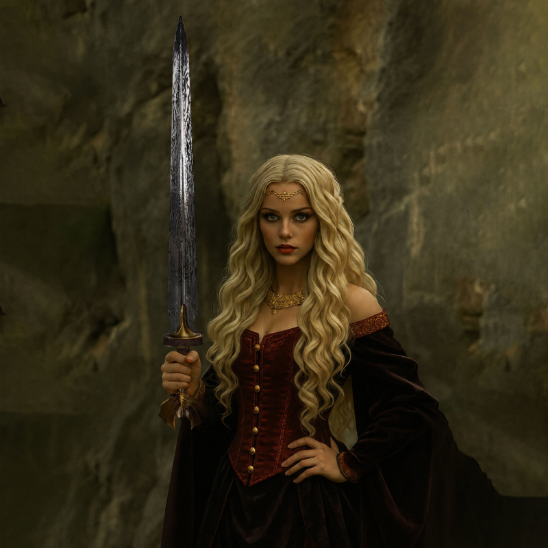Spada ispirata a Rhaenyra Targaryen — vista 2