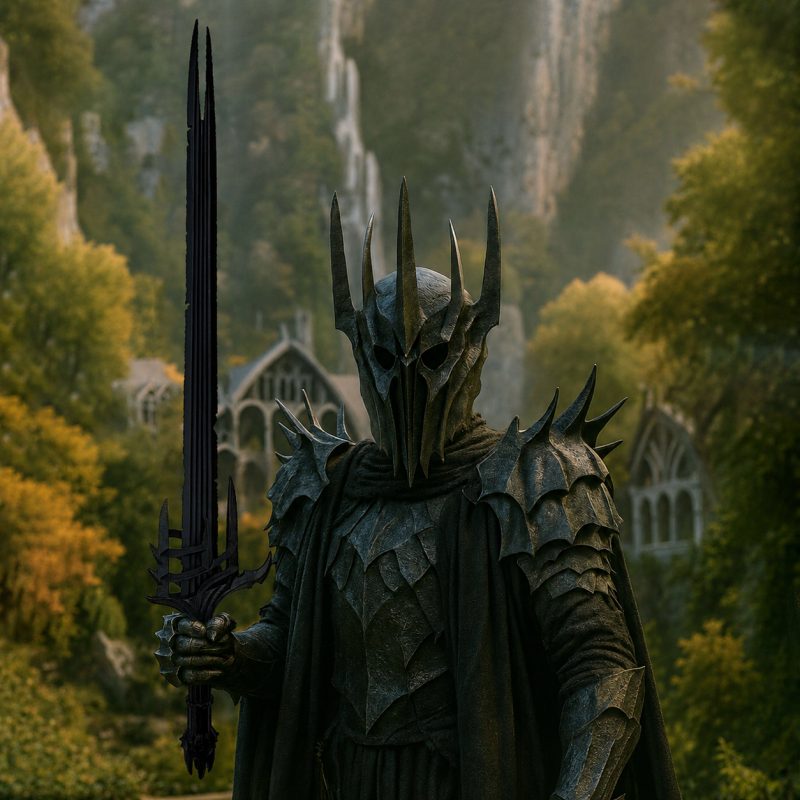 Spada ispirata a Sauron — vista 4