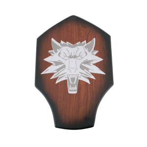 Supporto da muro in legno ispirato a The Witcher