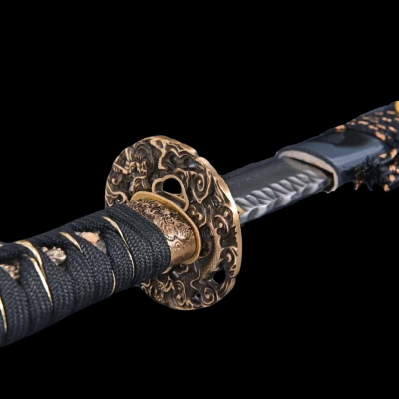 Katana Tsubasa (Acciaio Damasco Rustico)