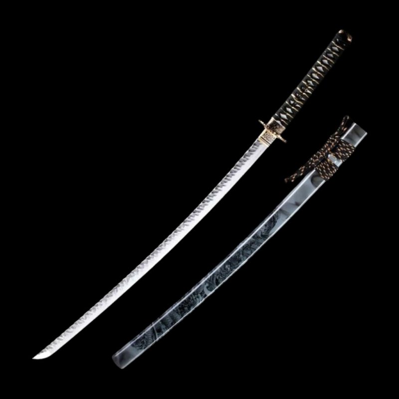 Katana Tsubasa (Acciaio Damasco Rustico)