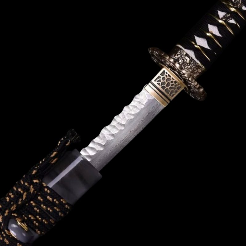Katana Tsubasa (Acciaio Damasco Rustico)