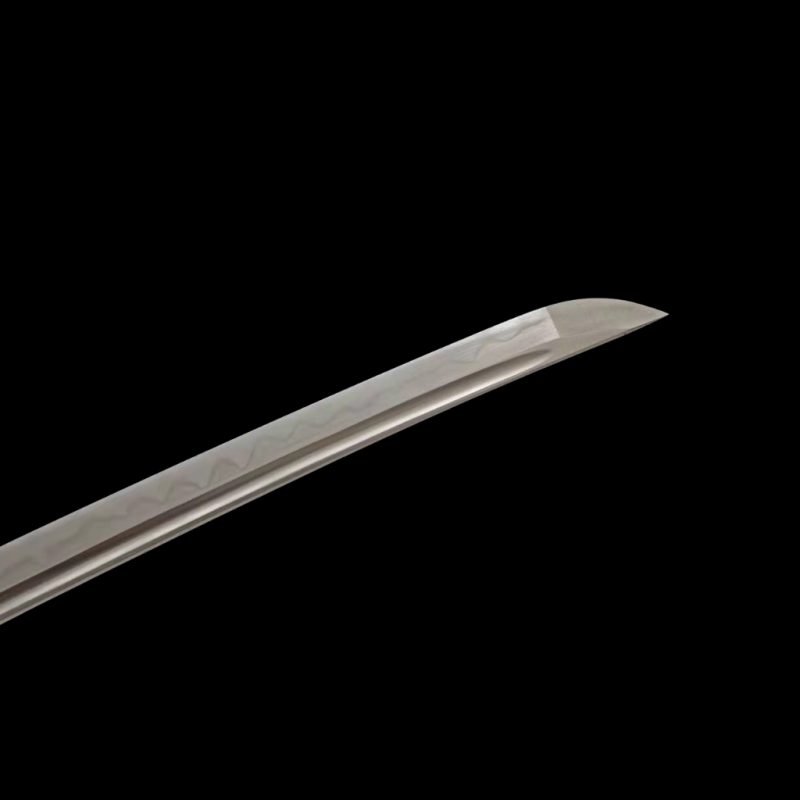 Katana Sango (Acciaio T10 con Hamon Autentico e Vera Pelle di Razza)