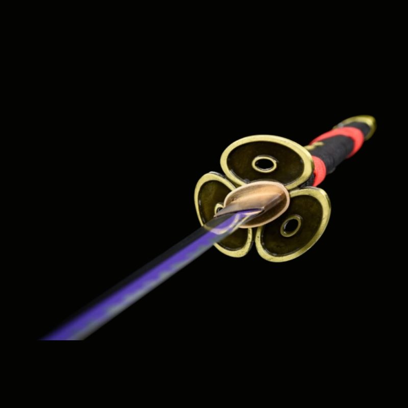 Katana Black Enma: One Piece (Acciaio al Carbonio 1060)