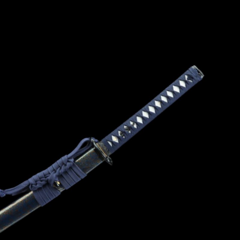 Katana Kazaguruma (Acciaio Damasco Blu)