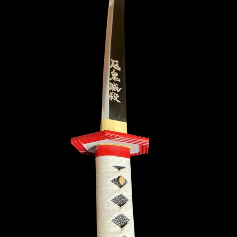 Katana di Giyuu Tomioka: Demon Slayer (Acciaio al Carbonio 1060)
