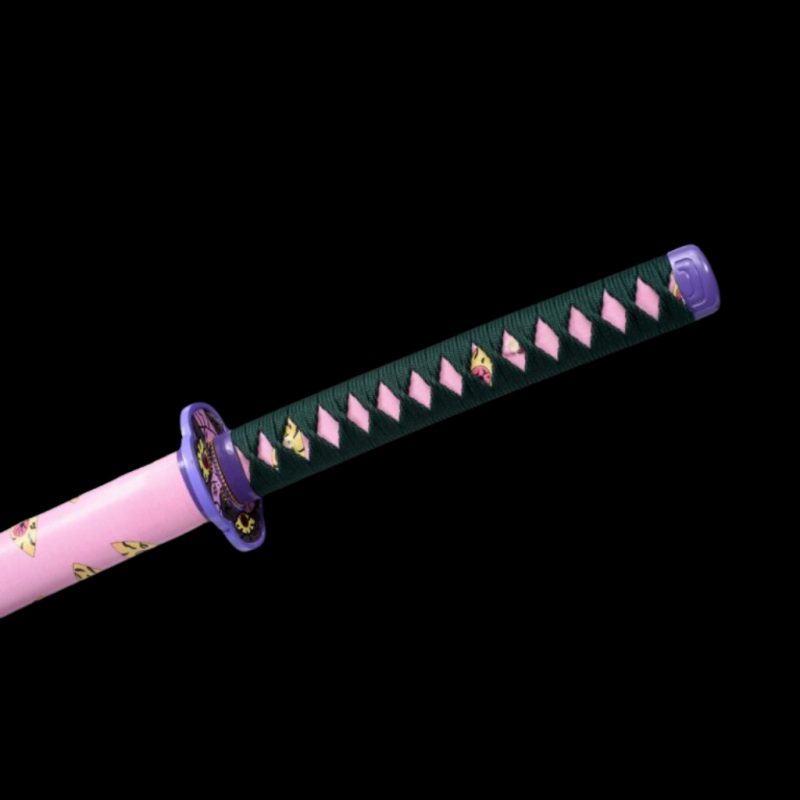 Katana di Kokushibo (Michikatsu Tsugikuni): Demon Slayer (Acciaio al Carbonio 1060)