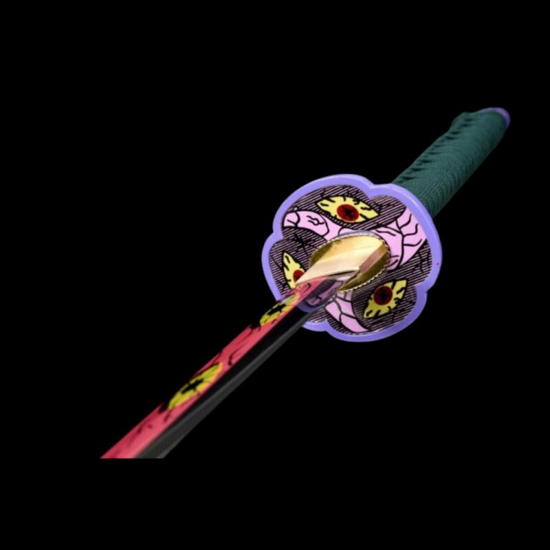 Katana di Kokushibo (Michikatsu Tsugikuni): Demon Slayer (Acciaio al Carbonio 1060)