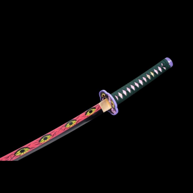 Katana di Kokushibo (Michikatsu Tsugikuni): Demon Slayer (Acciaio al Carbonio 1060)
