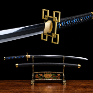 Katana di Muichiro Tokito: Demon Slayer (Acciaio al Carbonio 1060)