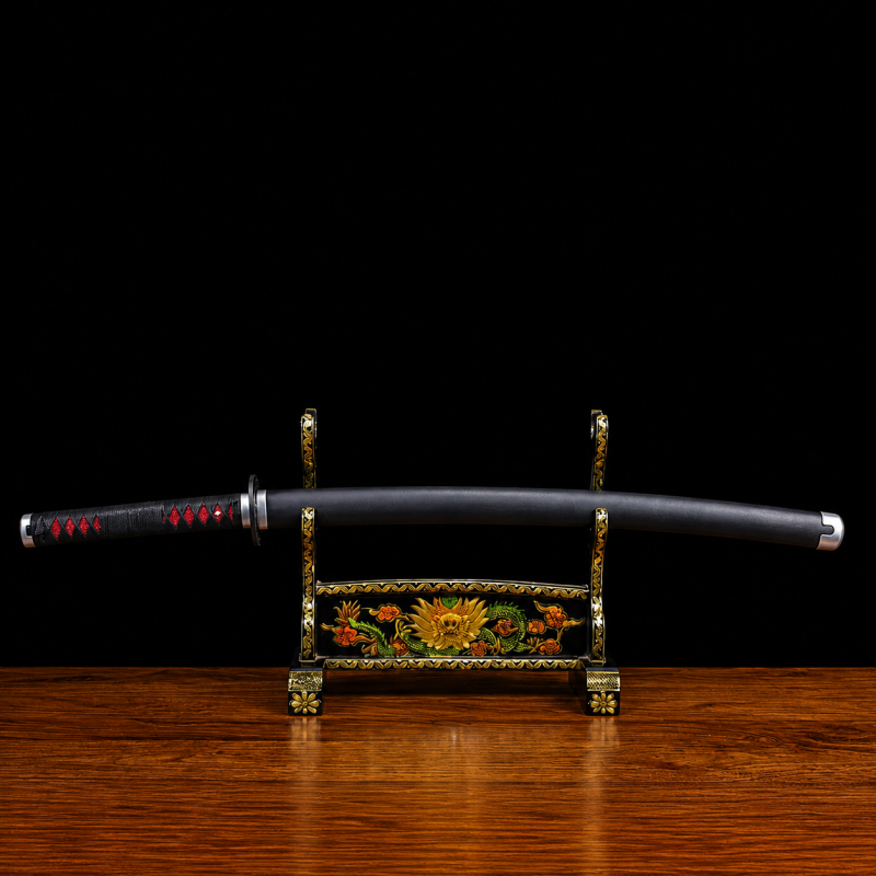 Katana di Tanjiro Kamado V2: Demon Slayer (Acciaio al Carbonio 1060)