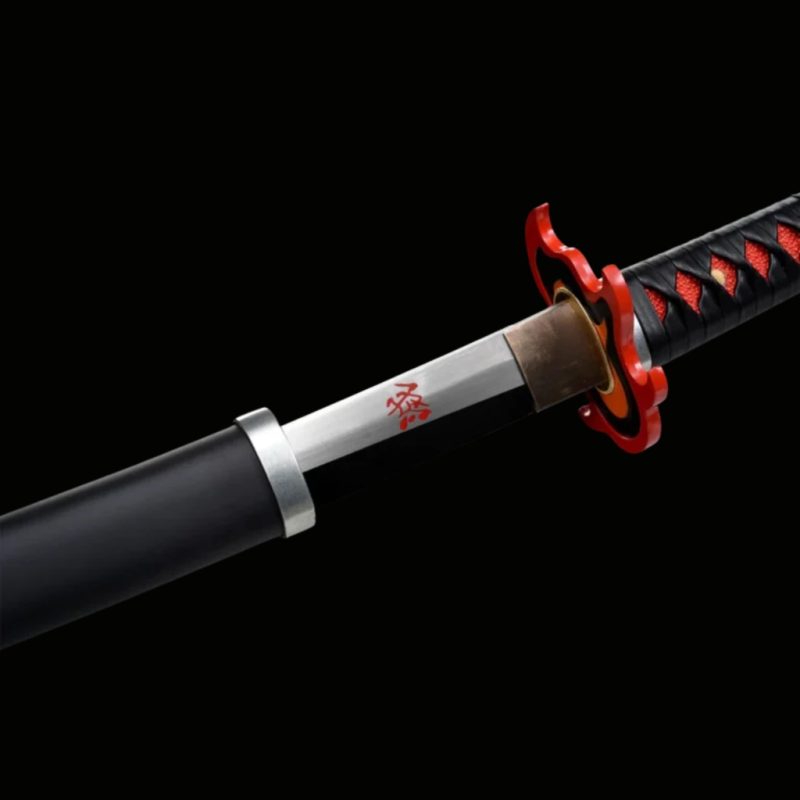 Katana di Tanjiro Kamado V2: Demon Slayer (Acciaio al Carbonio 1060)