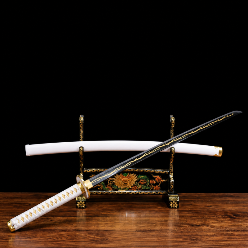 Katana di Zenitsu Agatsuma: Demon Slayer (Acciaio al Carbonio 1060)