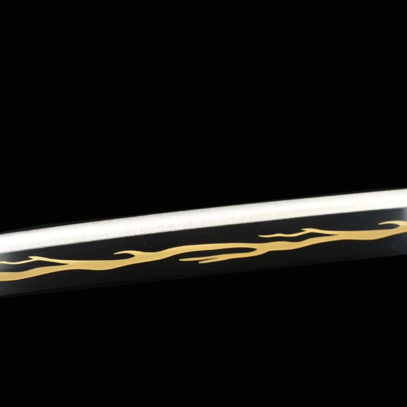 Katana di Zenitsu Agatsuma: Demon Slayer (Acciaio al Carbonio 1060)