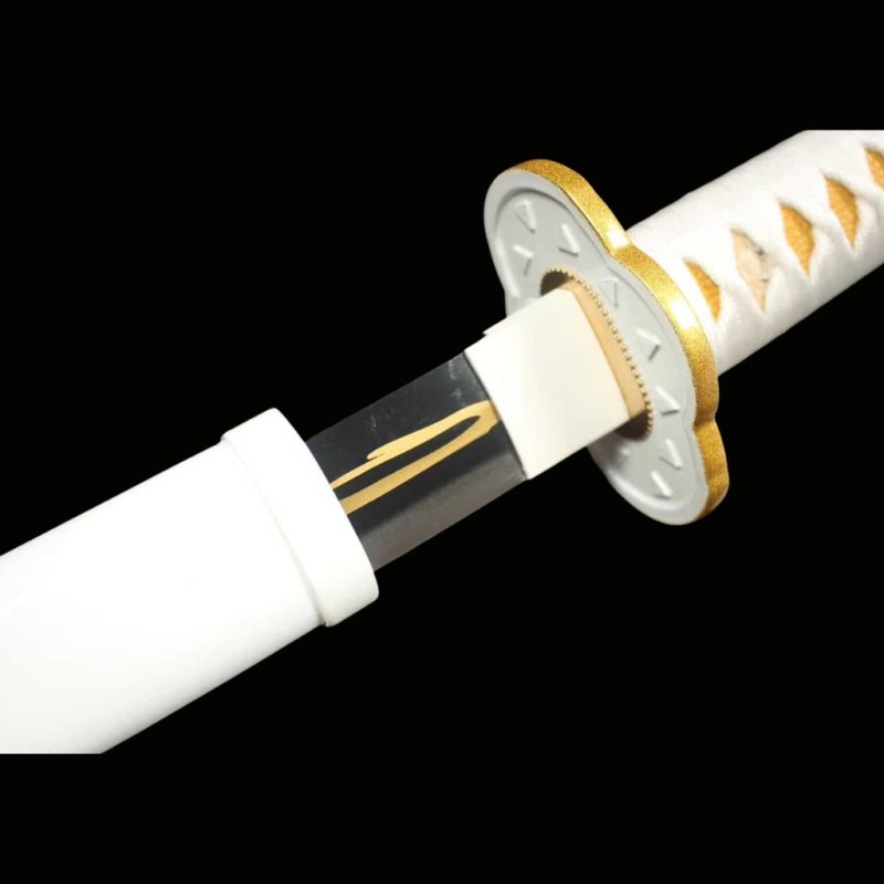 Katana di Zenitsu Agatsuma: Demon Slayer (Acciaio al Carbonio 1060)