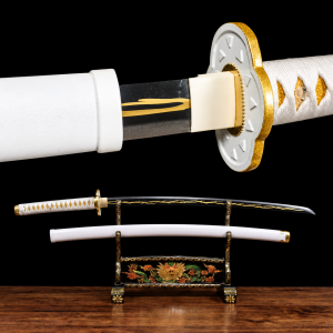Katana di Zenitsu Agatsuma: Demon Slayer (Acciaio al Carbonio 1060)