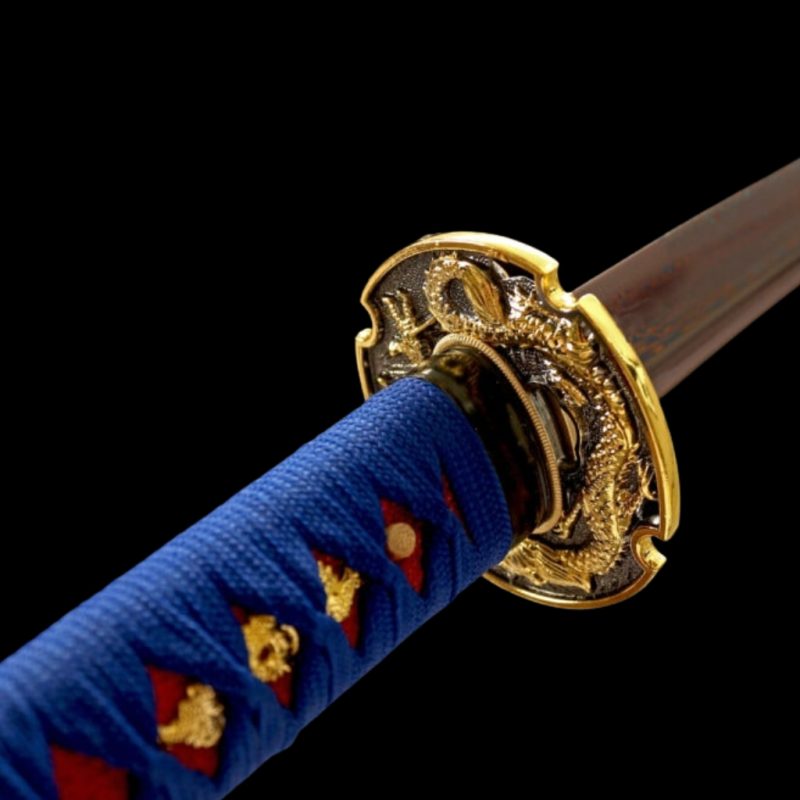Katana Akigumo (Acciaio Damasco Blu)