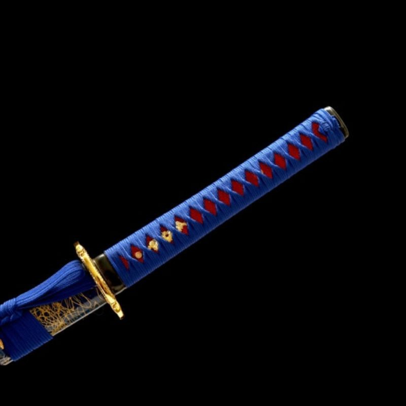 Katana Akigumo (Acciaio Damasco Blu)