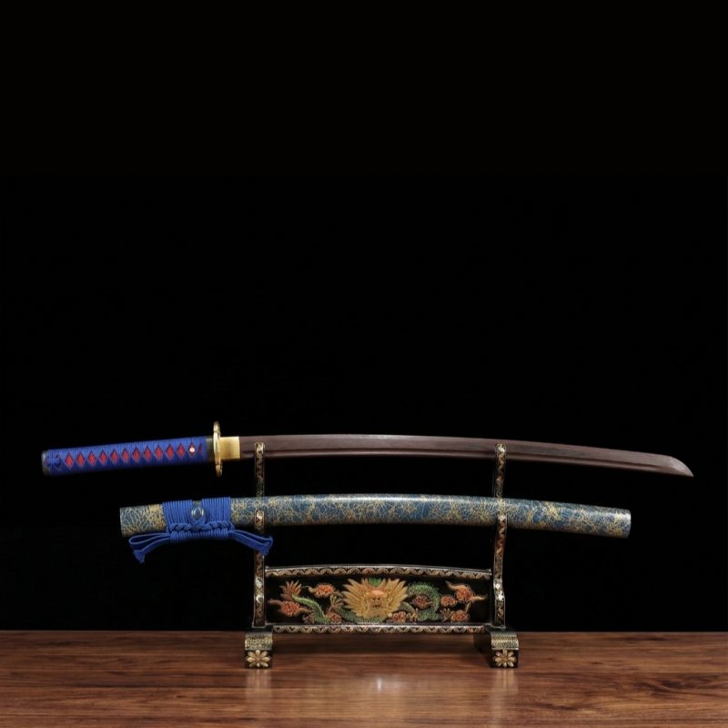 Katana Akigumo (Acciaio Damasco Blu)