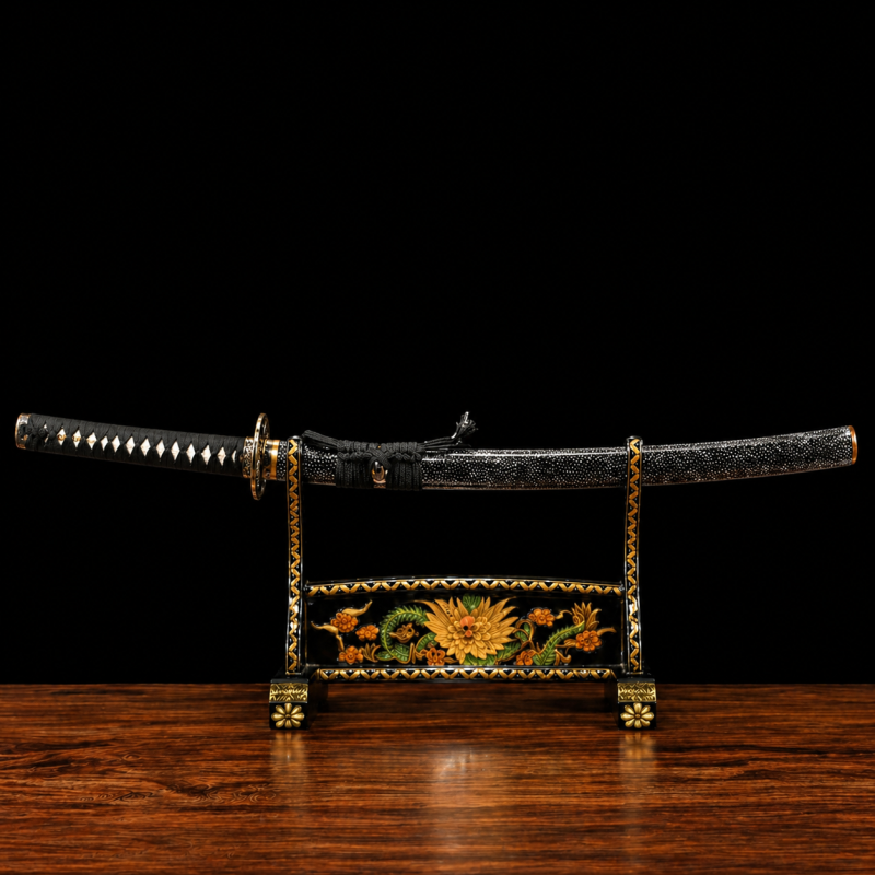 Katana Kogarashi (Acciaio T10 con Hamon Autentico "Fiamma")