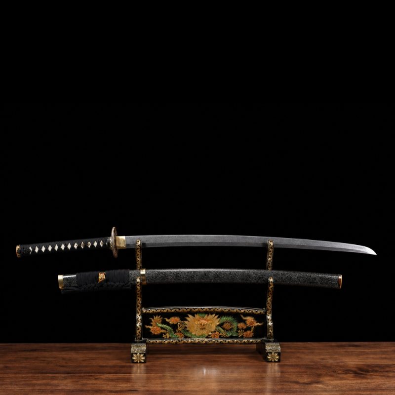 Katana Kogarashi (Acciaio T10 con Hamon Autentico "Fiamma")