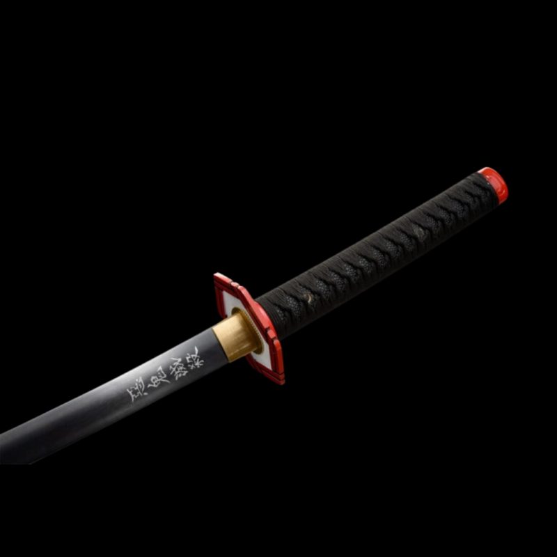 Katana Giyuu Noir V2: Demon Slayer (Acciaio al Carbonio 1060)