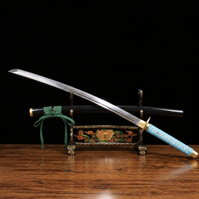 Katana Hyourinmaru: Bleach (Acciaio al Carbonio 1060)