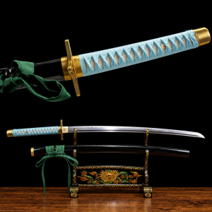 Katana Hyourinmaru: Bleach (Acciaio al Carbonio 1060)