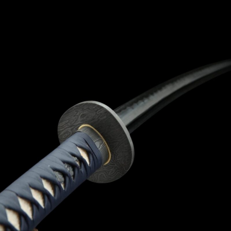 Katana Yuzuki (Acciaio Damasco con Hamon Autentico)