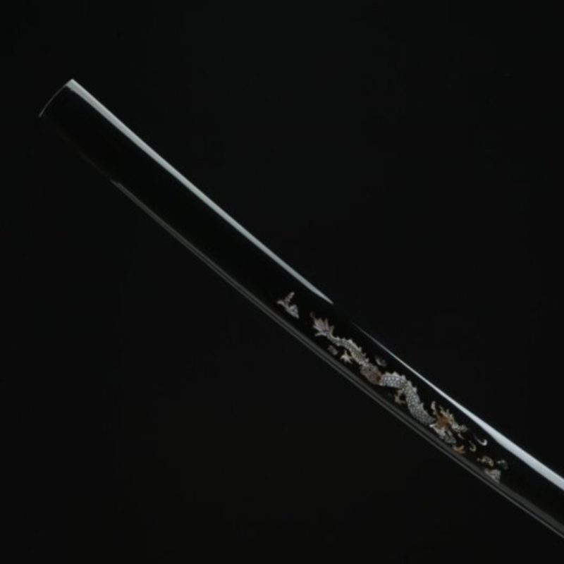 Katana Yuzuki (Acciaio Damasco con Hamon Autentico)