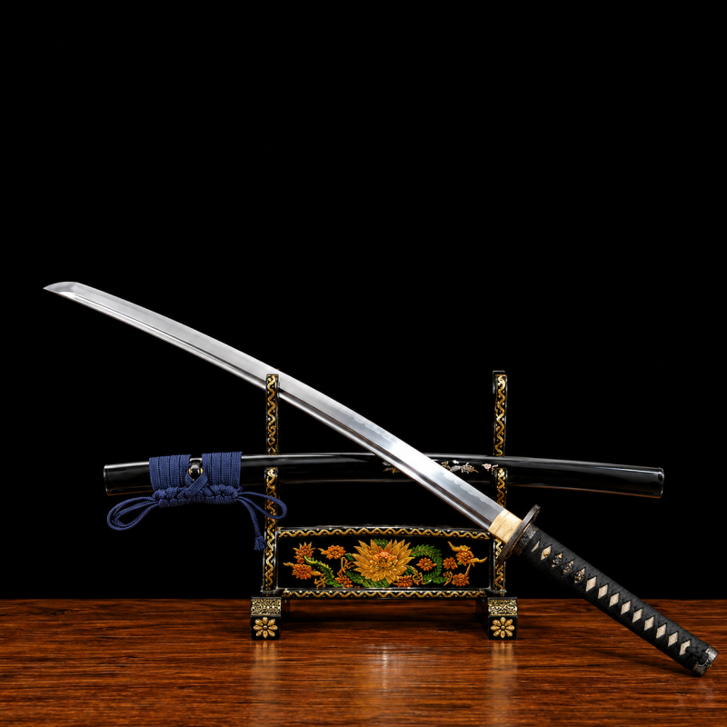 Katana Yuzuki (Acciaio Damasco con Hamon Autentico)