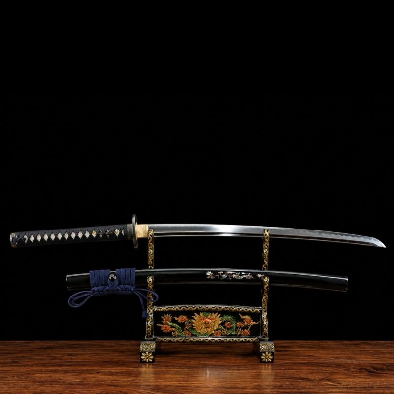 Katana Yuzuki (Acciaio Damasco con Hamon Autentico)