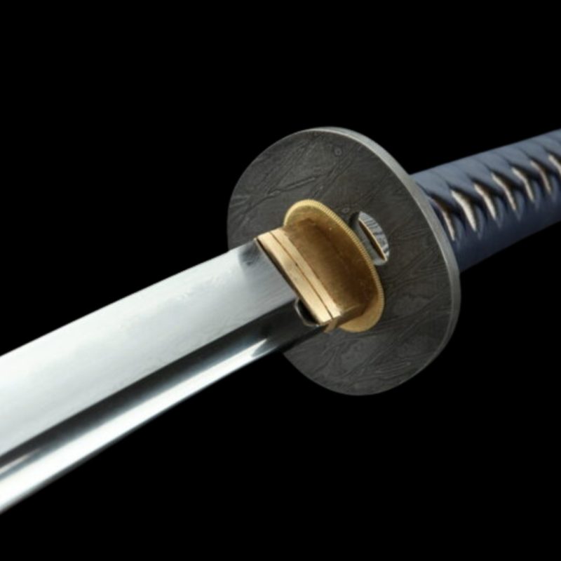 Katana Yuzuki (Acciaio Damasco con Hamon Autentico)