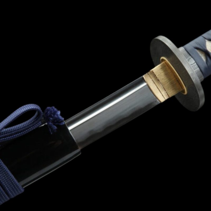 Katana Yuzuki (Acciaio Damasco con Hamon Autentico)