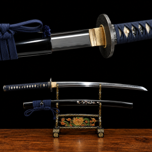Katana Yuzuki (Acciaio Damasco con Hamon Autentico)