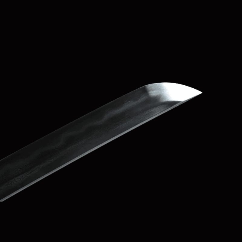 Katana Raikiri (Acciaio Damasco con Hamon Autentico)