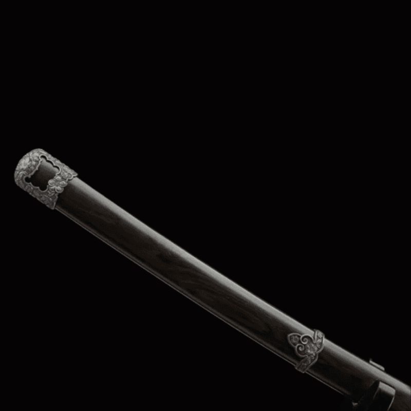 Katana Raikiri (Acciaio Damasco con Hamon Autentico)